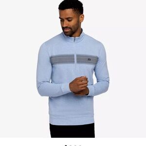 TravisMathew Tequila Sour Men's Golf Quarter Zip Medium